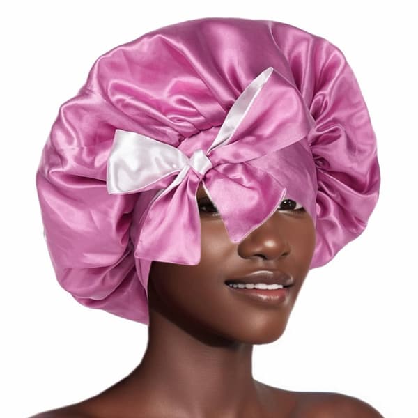 Satin Sleep Cap Silkeaktig Satin Bonnet BLÅ 5 BLÅ 5 blue 5