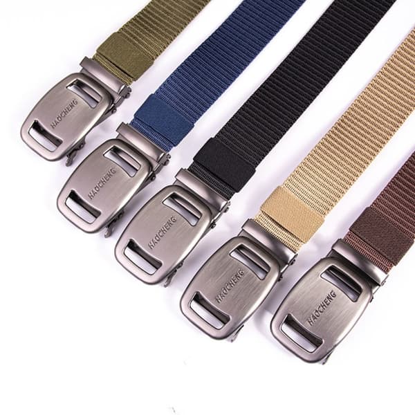 Flätat Bälte Nylonspänne Midjeband KHAKI khaki