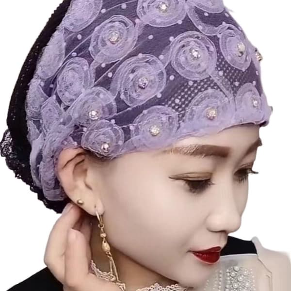Turbanluer Hodeplagg SVART Black