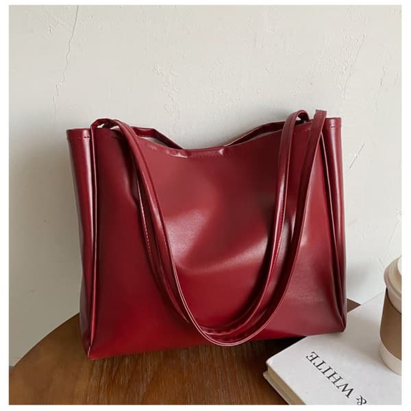 Tote Taske Skuldertaske RØD red