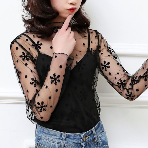 T-shirt toppe se gennem bluse 1 1 1