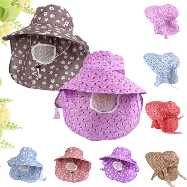 Solskjerm Solhatt Fisherman Cap LITEN BLOMST 3 LITEN BLOMST 3 Small flower 3