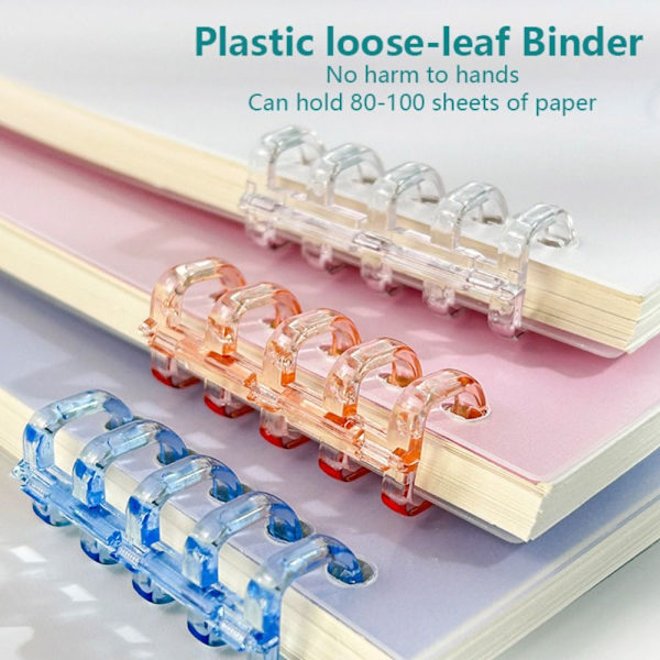 Ringbind Notesbog Løsbladsnotesbog PINK B5 Pink B5
