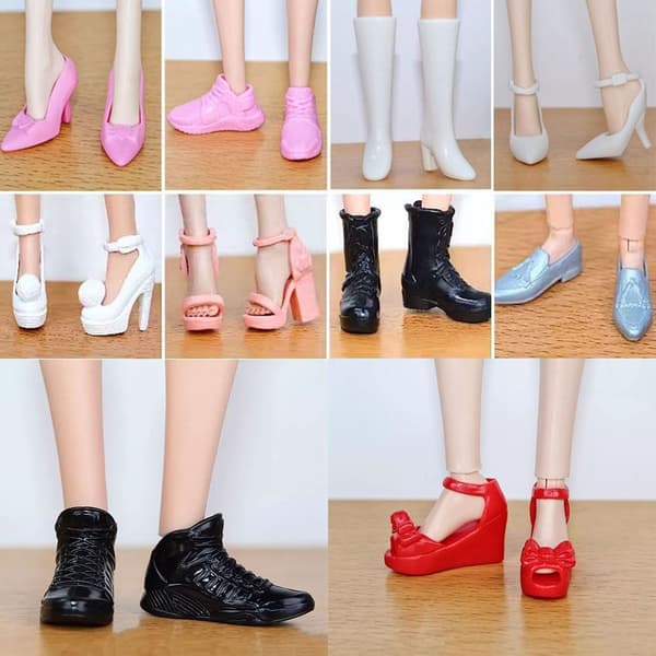 1/6 Dukkesko Høyhælte sko 9 9 9