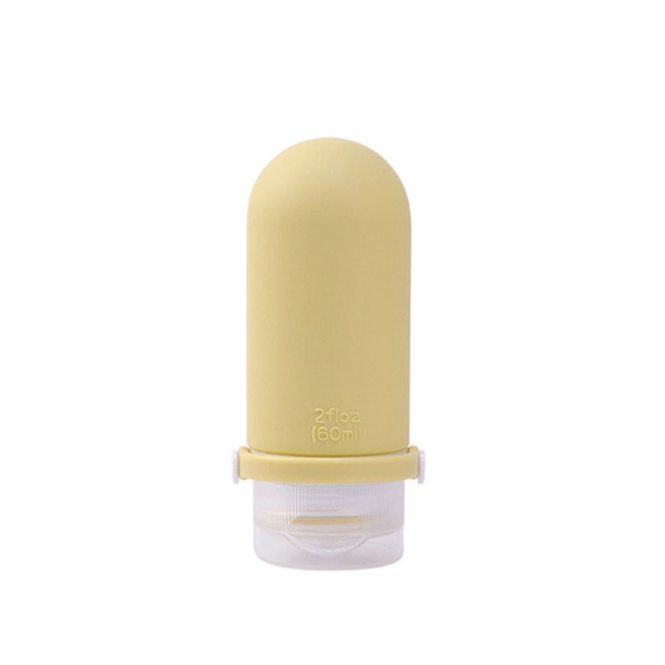 Vätskebehållare Resepåfyllningsbar flaska GUL 60ML yellow 60ml