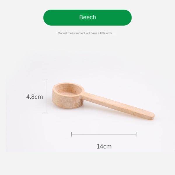 Kaffeskopa i trä Köksmåttskedar LSVART VALNÖT LBlack Walnut