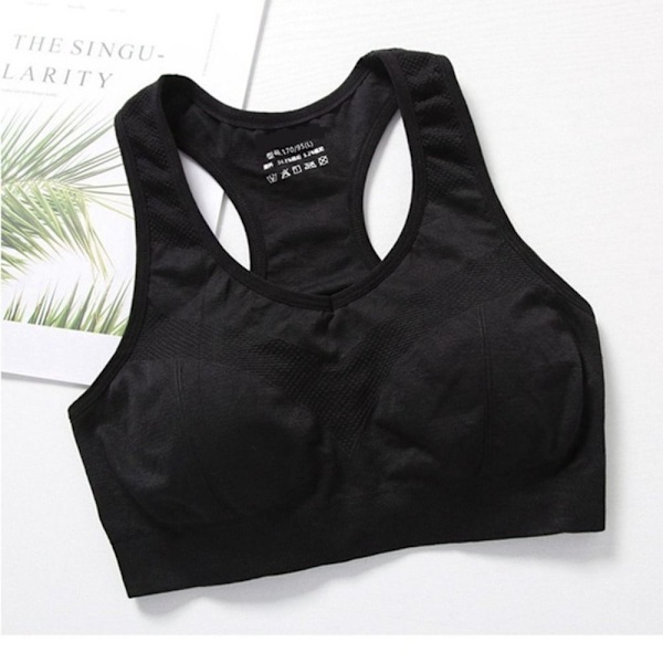 Sportsvest Løbevest SORT L Black L