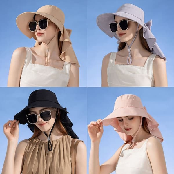 Bredbrättad Solhatt Strandhatt SOLFÄRG 6 SOLFÄRG 6 Color 6