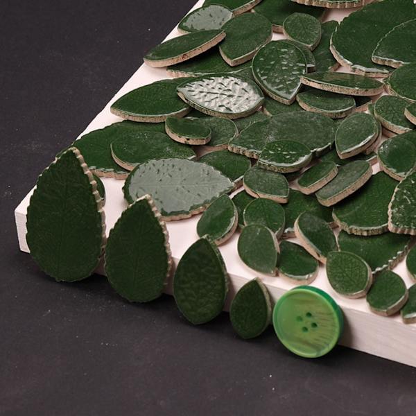 Mosaikplattor Keramiska plattor Löv Mosaikplattor