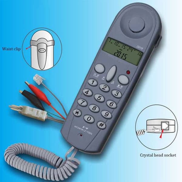 Nettverkskabeltester Telefon Linjetester Kabelsett