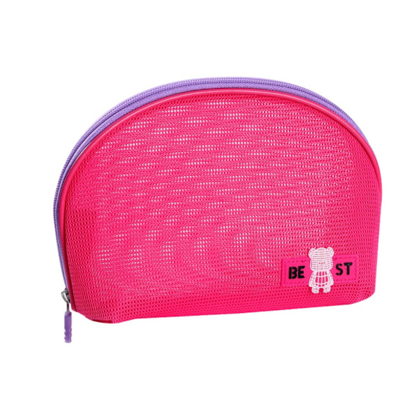 Makeuptaske i mesh PINK pink