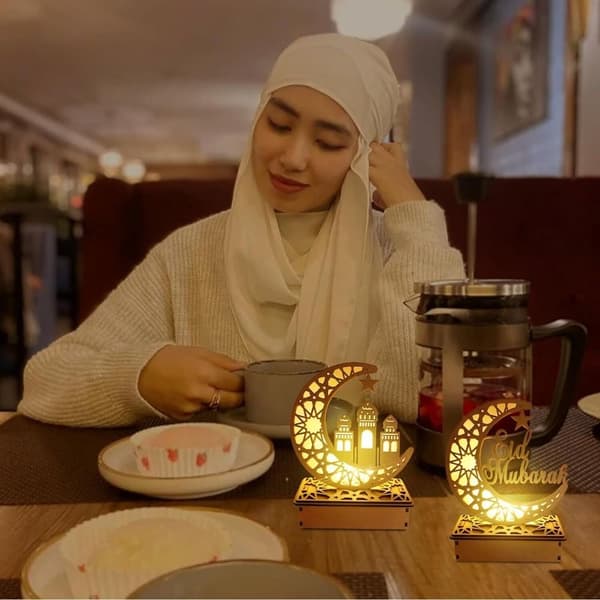 Eid Mubarak Pynt Ramadan Dekoration A A