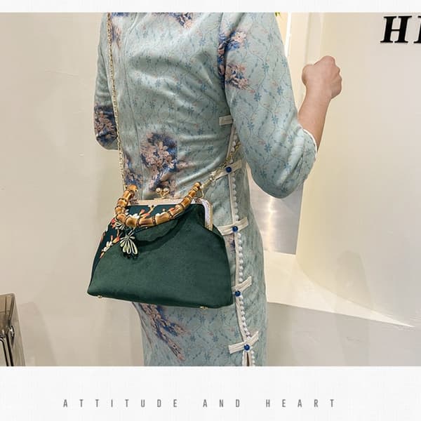 Bambusledd Håndveske Qipao Veske B B B