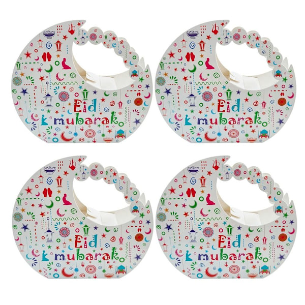 4/8 st EID Mubarak presentförpackning godispåsar 4 st STIL 1 STIL 1 4PcsStyle 1