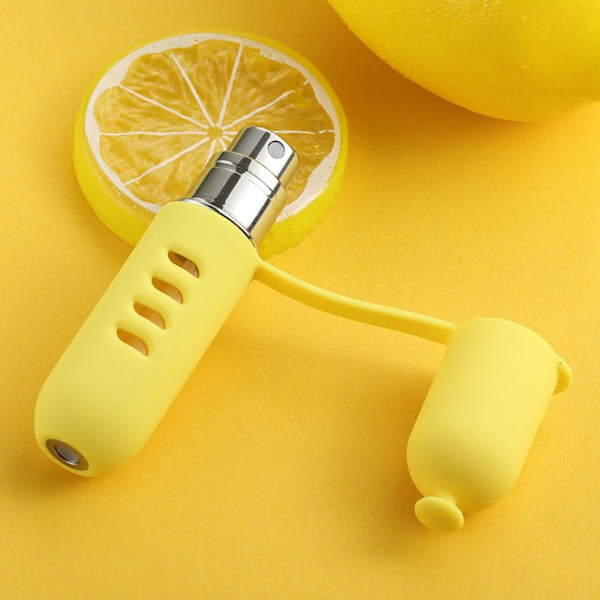 Suihkepullo hajusteiden uudelleentäytettävä pullo KELTAINEN yellow