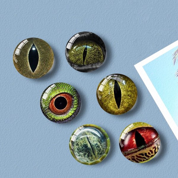 20 stk/10 par Eyes Crafts Eyes Puppet Crystal Eyes 16MM-FARGE 16mm-color random