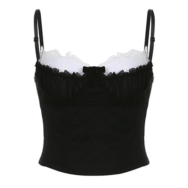 Naisten toppi olkaimeton Camisole RED M Red M