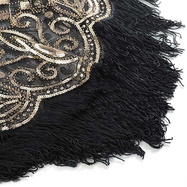 Flapper sjal paljett sjal FARGE 2 FARGE 2 Color 2