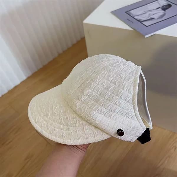 Solhat uden top HVID WHITE