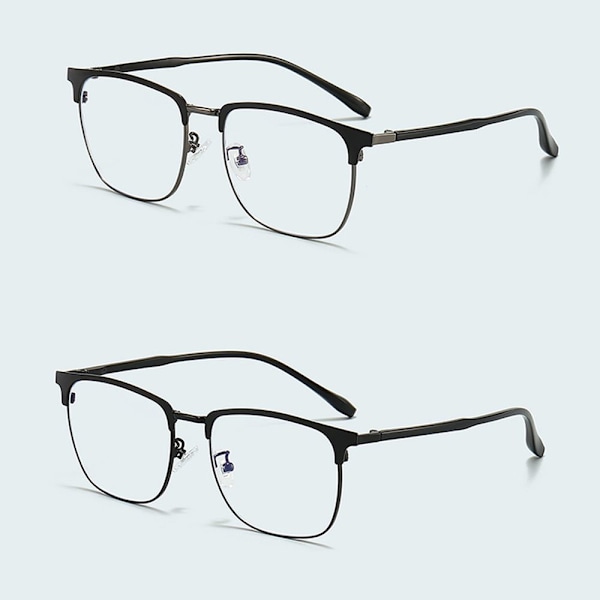Oversized Briller Sorte Black