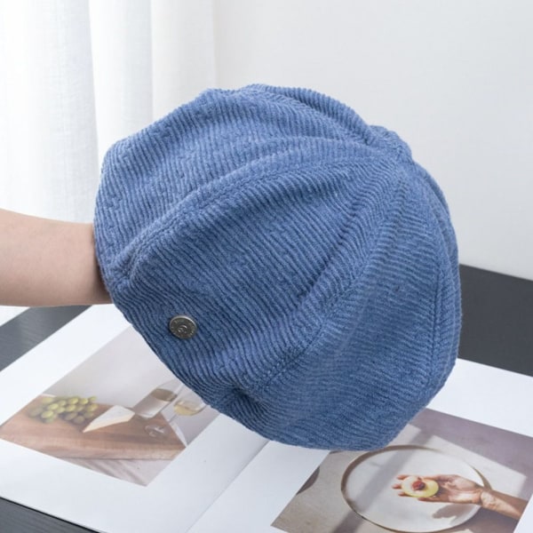 Dame Berets Vinterluer GRÅ Grey