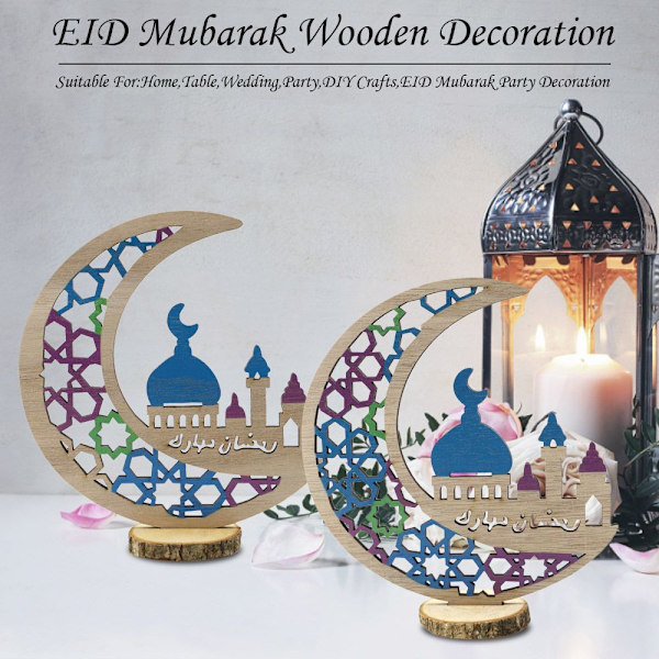 Ramadan Pynt EID Mubarak Dekoration