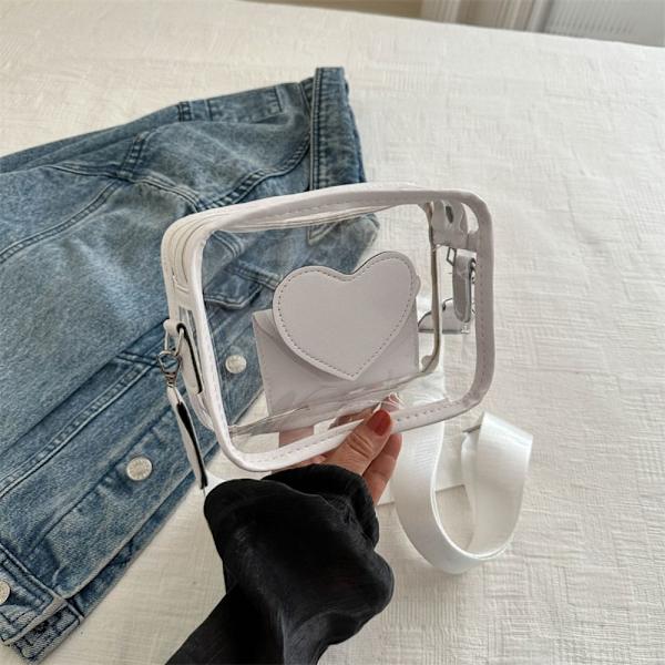 Skuldertaske Crossbody taske HVID White