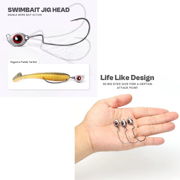 Sharp Fishing Jig Hooks Strong Fishhook 7G2 2 7g2