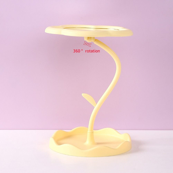 Desktop Makeup Speglar Dressing Mirror GUL yellow