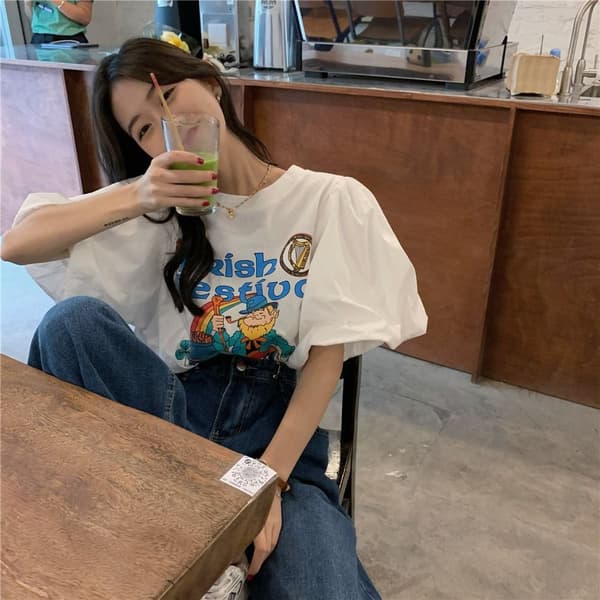 T-skjorte Tee Topp M M