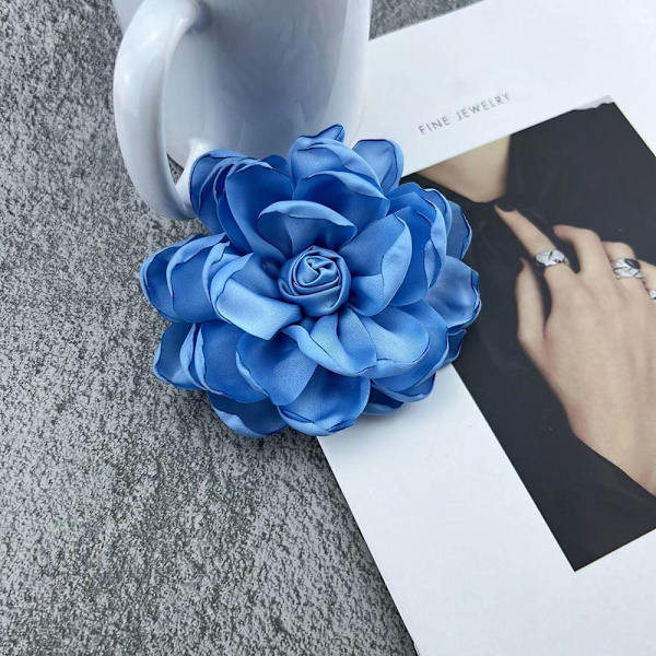 Stor blombrosch Corsage GUL Yellow