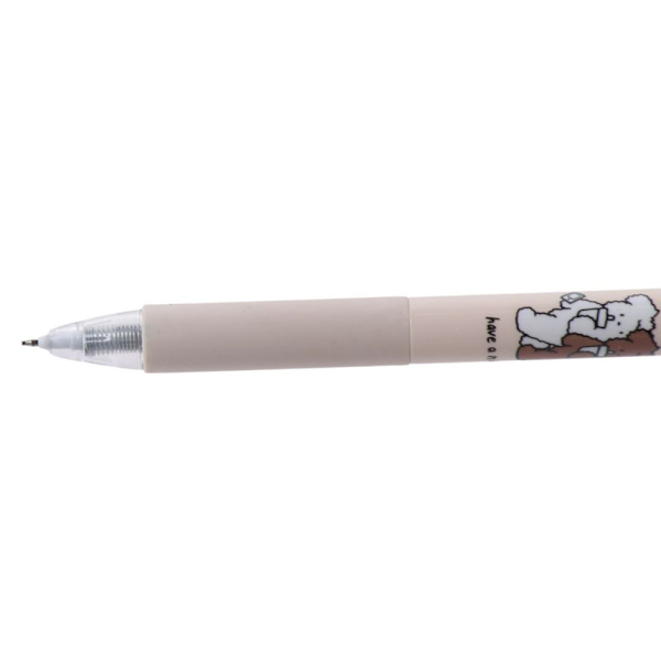 6 STK Cute Puppy Retractable Gel Pen Kuglepen 0,5 mm