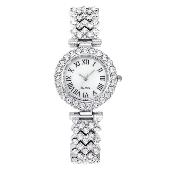 Damklocka Kvarts Armbandsur SILVER Silver