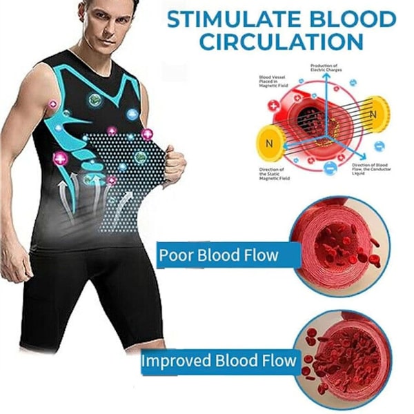 Ionic Shaping Vest Sports Skin-tight Vests SORT M black M