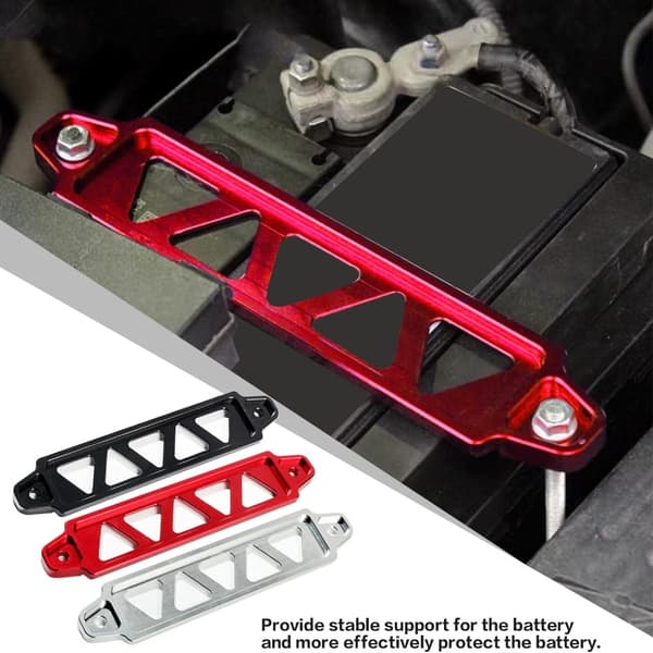 1 Set Batterihållare RÖD Red