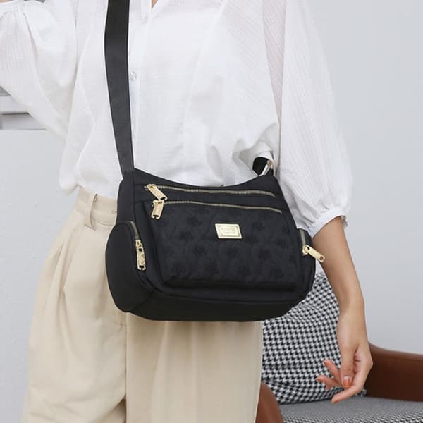 Messenger Tasker Crossbody Taske SORT Black