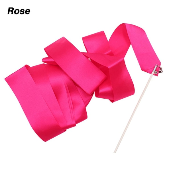 Farverige Gymnastikbånd Dance Ribbon ROSE Rose