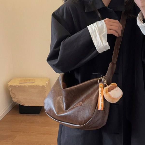 Skuldertaske Crossbody-taske BRUN brown