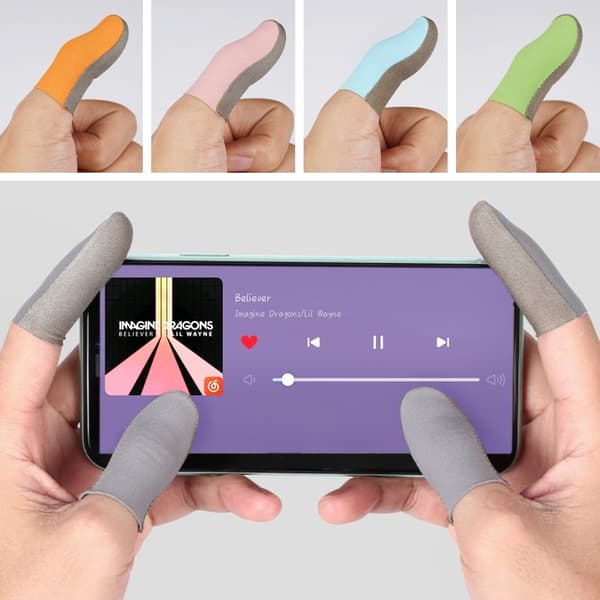 Gaming Fingerhandsker Fingerspids Handsker GRÅ grey