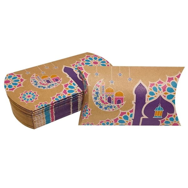 12 st EID Mubarak presentförpackning Godispåsar STYLE 6 STYLE 6 Style 6