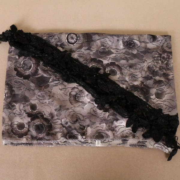 Triangel Veil Scarf Hollow Sjal 5 5 5