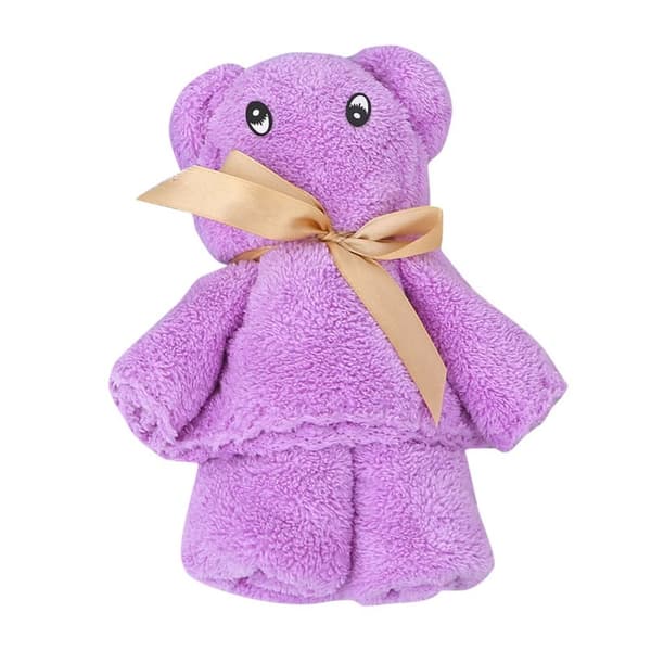 Vikbar Handduk Presenthanddukar LILA purple