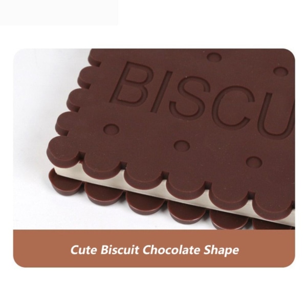 80 ark/bok Cookie Anteckningsblock Choklad Memo Pad 06 06 06