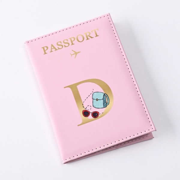 Passdeksel Passholderveske ROSA D D Pink D-D