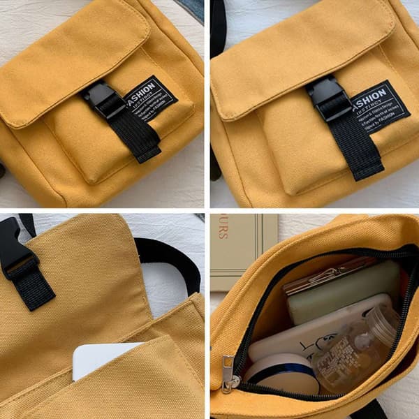 Skuldertaske Messenger Taske SORT black