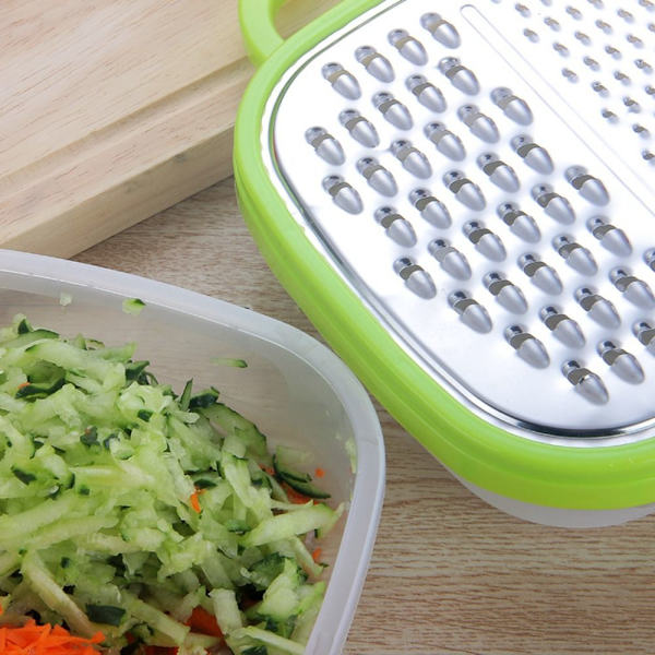 Grönsakshackare Slicer Ost Morot Shredder BLÅ Blue