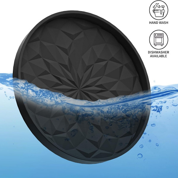 2 stk. bilunderlag kopunderlag SORT black