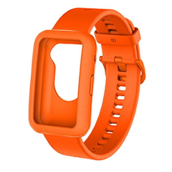 Vaihtorannekellon silikoniranneke ORANSSI Orange