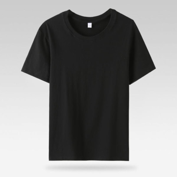 Sommer T-shirt kortærmet SORT M Black M