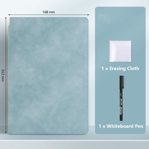 A5 Whiteboard Notebook Slettbar Whiteboard Draft 02 02 02